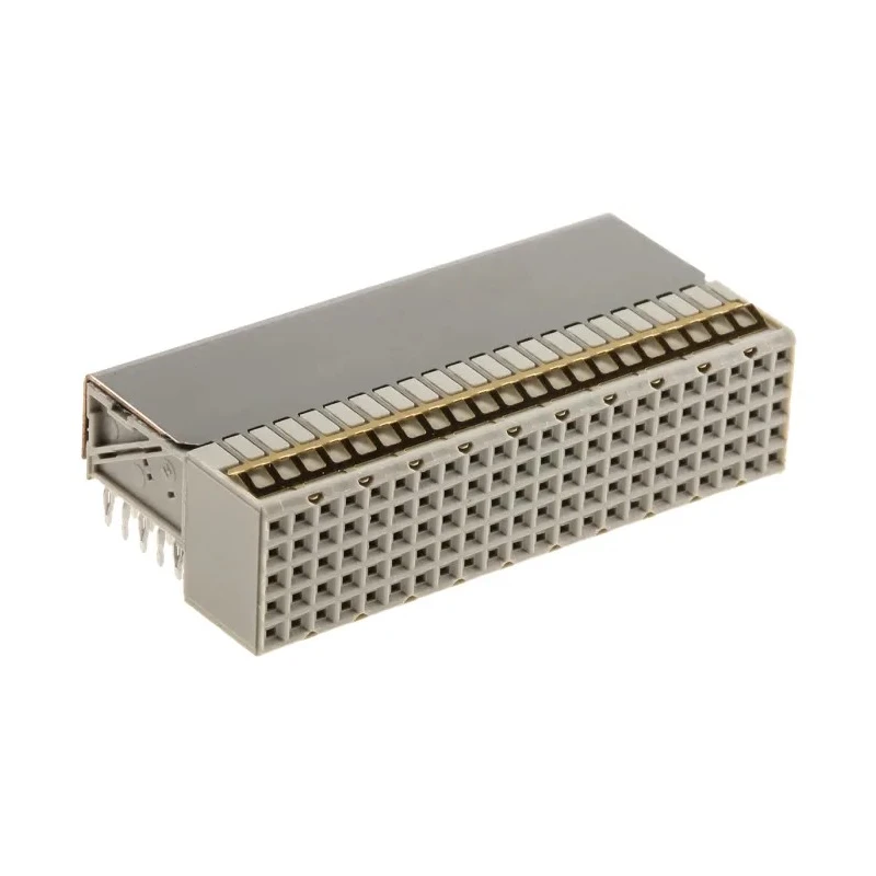 TE Connectivity Z-PACK HM 2 mm Pitch Hard Metric Backplane Connector Right Angle Female 22 Column 5 Row 110 Way 5352152-1