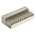 TE Connectivity Z-PACK HM 2 mm Pitch Hard Metric Backplane Connector Right Angle Female 22 Column 5 Row 110 Way 5352152-1