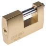 ABUS Weatherproof Key Steel and Brass Padlock 12 mm Shackle Diameter, 90 mm Body XR0082 90