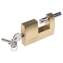 ABUS Weatherproof Key Steel and Brass Padlock 12 mm Shackle Diameter, 90 mm Body XR0082 90