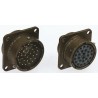 ITT Cannon Circular Connector Panel Mount Miniature Socket Female 32 Contacts 7.5A 50V IP67 KPTC Series KPTC2E18-32S-F-MA