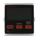 Muller Panel Mount Black Digital Timer, 230V AC, 50-60Hz, 9h 59m 59s Max, Plastic Case, DIN EN 60529 TC 14.21 230V 50-60HZ