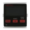 Muller Panel Mount Black Digital Timer, 230V AC, 50-60Hz, 9h 59m 59s Max, Plastic Case, DIN EN 60529 TC 14.21 230V 50-60HZ
