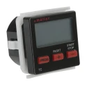 Muller Panel Mount Black Digital Timer, 230V AC, 50-60Hz, 9h 59m 59s Max, Plastic Case, DIN EN 60529 TC 14.21 230V 50-60HZ