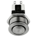 APEM AV Series Push Button Switch, Latching, Panel Mount, 22.2 mm Cutout, DPDT, IP65, 24 V dc 250 V ac AV044746A240K