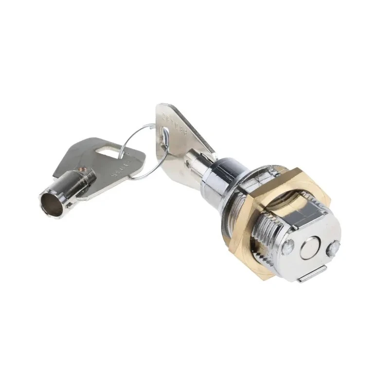 Euro-Locks a Lowe & Fletcher group Company Tumbler Lock 22.5 mm Panel-to-Tongue 24.2 x 20 mm Chrome Finish 4361-1400BA