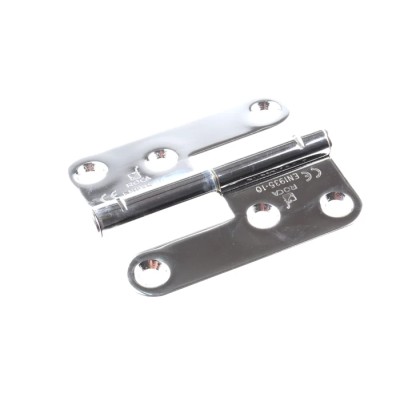 ROCA Electro Polished 316 Stainless Steel Vertical Lift Off Hinges Screw Fixing 98mm x 82mm x 2.5mm 93 13 15