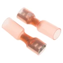 TE Connectivity DuraSeal Red Insulated Female Spade Connector Crimp 6.35 x 0.8 mm Tab Size 22 AWG to 18 AWG DP-2-63