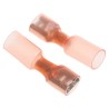 TE Connectivity DuraSeal Red Insulated Female Spade Connector Crimp 6.35 x 0.8 mm Tab Size 22 AWG to 18 AWG DP-2-63