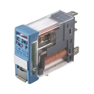 Releco PCB Power Relay with 24V AC Coil, 6A Switching Current, SPDT, Gold Plated Contacts C10-T13BX / AD 24 V