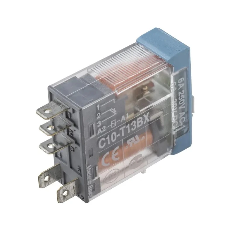 Releco PCB Power Relay with 24V AC Coil, 6A Switching Current, SPDT, Gold Plated Contacts C10-T13BX / AD 24 V