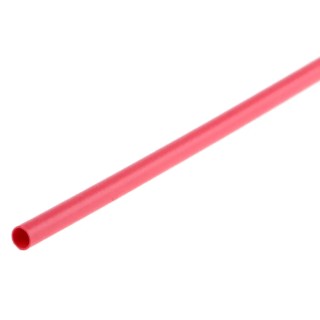 TE Connectivity Heat Shrink Tubing Red Polyolefin 2.4 mm Sleeve Diameter 1.2 m Length 2:1 Ratio RNF-100-3/32-2-STK