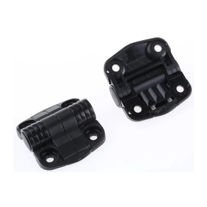 Southco Detent Hinge Black Acetal with Fixed Pin Screw Fixing 52mm x 57mm x 10.4mm C6-8