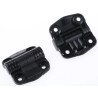 Southco Detent Hinge Black Acetal with Fixed Pin Screw Fixing 52mm x 57mm x 10.4mm C6-8