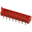 TE Connectivity Micro-MaTch Series Straight Through Hole PCB Header, 16 Contacts, 1.27 mm Pitch, 2 Row, Shrouded 8-215464-6