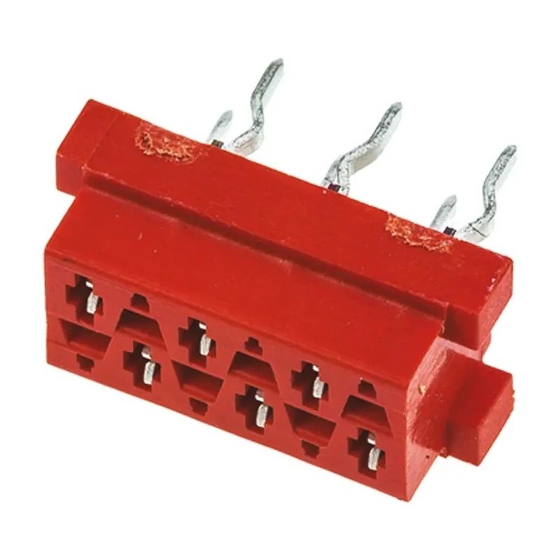 TE Connectivity Micro-MaTch Series Straight Through Hole PCB Socket 6-Contact, 2 Row, 2.54 mm Pitch, 230V 1.5A 7-215079-6