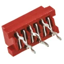 TE Connectivity Micro-MaTch Series Straight Through Hole PCB Socket 6-Contact, 2 Row, 2.54 mm Pitch, 230V 1.5A 7-215079-6