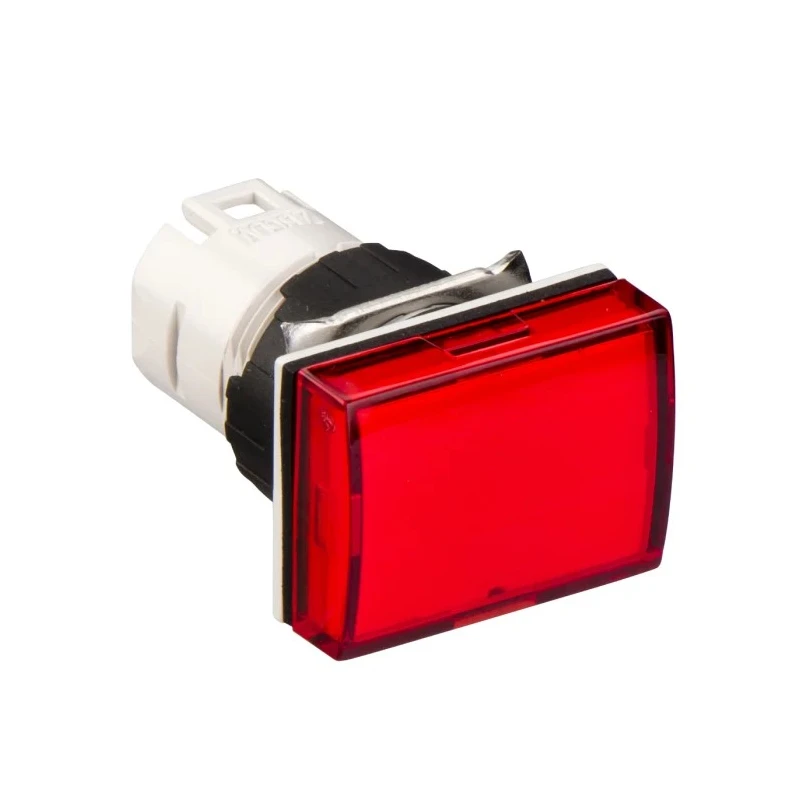 Schneider Electric Red Rectangular Pilot Light Head, 16 mm Cutout, Panel Mount, IP65, Harmony Series ZB6DV4