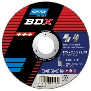 Norton Aluminium Oxide Abrasive Disc Cutting Disc 180 mm Coarse Grade P24 Grit 66252831522