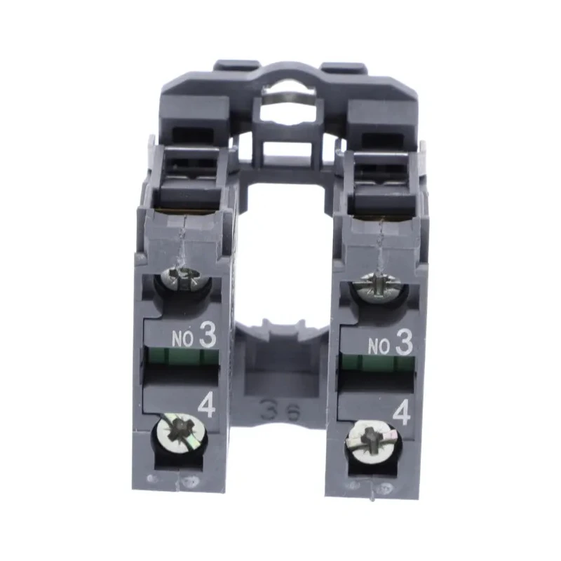 Schneider Electric Contact Block 2 NO, 10A, Screw Terminal, Harmony XB5 Series ZB5AZ103