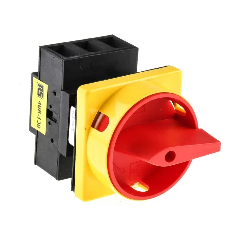 RS PRO 3-Pole Panel Mount Isolator Switch, IP65, 63A, 45 kW IP65