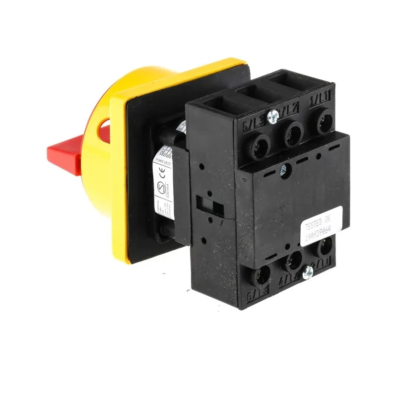 RS PRO 3-Pole Panel Mount Isolator Switch, IP65, 63A, 45 kW IP65