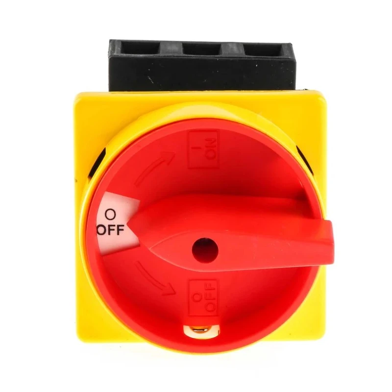 RS PRO 3-Pole Panel Mount Isolator Switch, IP65, 63A, 45 kW IP65