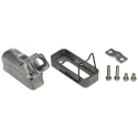 Cinch Solid Die Cast Right Angle D-Sub Backshell 15 Way Strain Relief RK000260000EL00