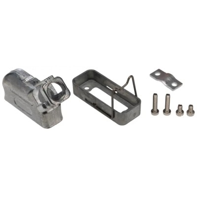 Cinch Solid Die Cast Right Angle D-Sub Backshell 15 Way Strain Relief RK000260000EL00