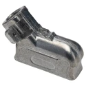 Cinch Solid Die Cast Right Angle D-Sub Backshell 15 Way Strain Relief RK000260000EL00