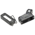 Cinch Solid Die Cast Right Angle D-Sub Backshell 15 Way Strain Relief RK000260000EL00