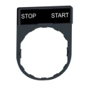 RS PRO Legend and Legend Holder Kit for Use with XB5, XB4, XALD, XALK Series ZBY2366