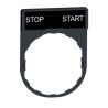 RS PRO Legend and Legend Holder Kit for Use with XB5, XB4, XALD, XALK Series ZBY2366