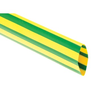 TE Connectivity Heat Shrink Tubing, Green Yellow 19 mm Sleeve Diameter x 1.5m Length 2:1 Ratio DCPT-19/9-45-1.5M