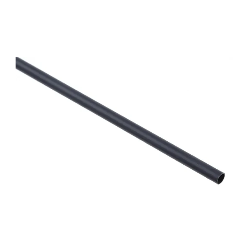 TE Connectivity Black Polyolefin Heat Shrink Tubing 2.4 mm Sleeve Diameter x 1.2 m Length 2:1 Shrink Ratio CRN-3/32-0-STK
