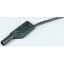 Hirschmann Test & Measurement Connector Test Lead 16A, 1000 V AC/DC, Black, 500 mm Lead Length 934068100