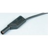 Hirschmann Test & Measurement Connector Test Lead 16A, 1000 V AC/DC, Black, 500 mm Lead Length 934068100