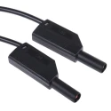 Hirschmann Test & Measurement Test Lead 16A, 1kV, Black, 1 m Lead Length 934095100