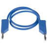 Hirschmann Test & Measurement Connector Test Lead 16A, 60V dc, Blue, 500 mm Lead Length 934060102