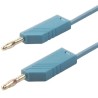 Hirschmann Test & Measurement Connector Test Lead 32A, 60V DC, Blue, 500mm Lead Length 934061102