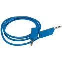 Hirschmann Test & Measurement Connector Test Lead 32A, 60V dc, Blue, 1 m Lead Length 934063102