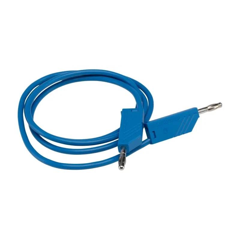 Hirschmann Test & Measurement Connector Test Lead 32A, 60V dc, Blue, 1 m Lead Length 934063102