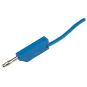 Hirschmann Test & Measurement Connector Test Lead 32A, 60V dc, Blue, 1 m Lead Length 934063102