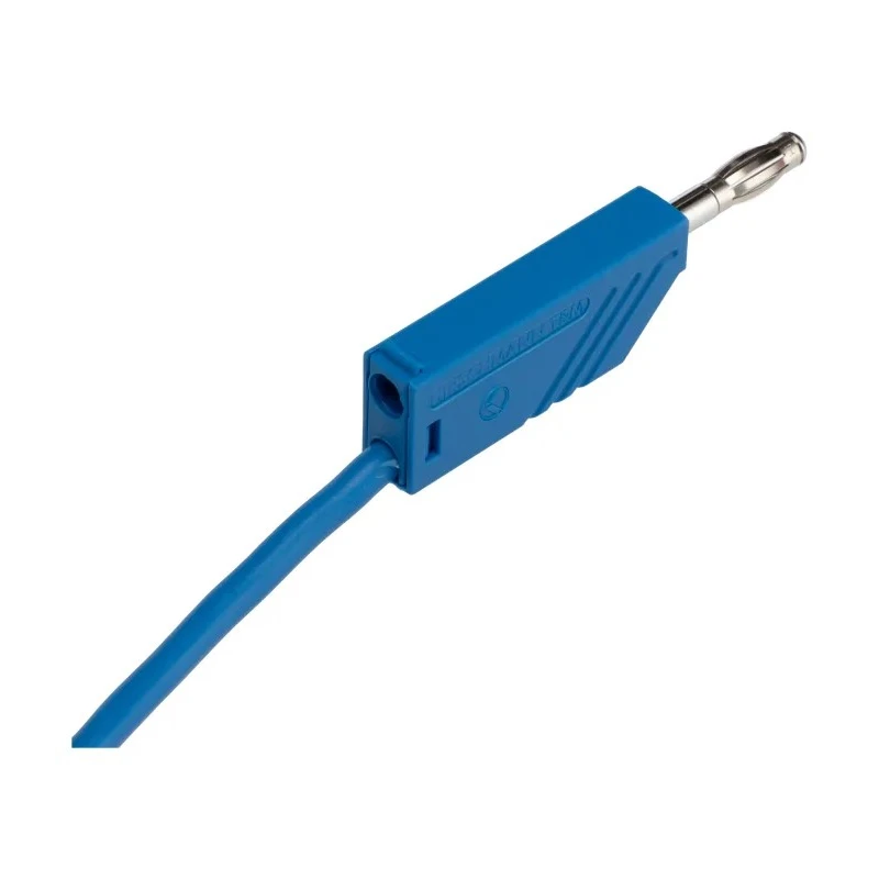 Hirschmann Test & Measurement Connector Test Lead 32A, 60V dc, Blue, 1 m Lead Length 934063102