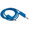 Hirschmann Test & Measurement Connector Test Lead 16A, 60V dc, Blue, 1 m Lead Length 934062102