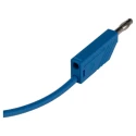 Hirschmann Test & Measurement Connector Test Lead 16A, 60V dc, Blue, 1 m Lead Length 934062102
