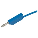 Hirschmann Test & Measurement Connector Test Lead 16A, 60V dc, Blue, 1 m Lead Length 934062102