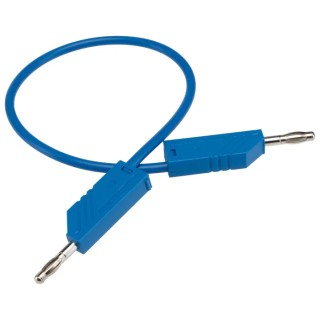 Hirschmann Test & Measurement Connector Test Lead 16A, 60V dc, Blue, 250 mm Lead Length 934058102