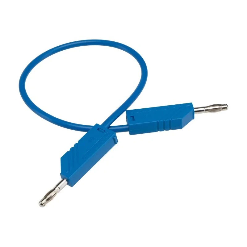 Hirschmann Test & Measurement Connector Test Lead 16A, 60V dc, Blue, 250 mm Lead Length 934058102