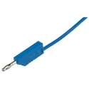 Hirschmann Test & Measurement Connector Test Lead 16A, 60V dc, Blue, 250 mm Lead Length 934058102